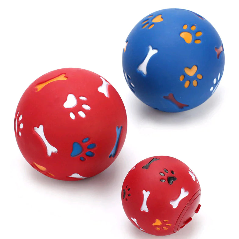 Jouet pour Animaux, Balle de Récompense Puzzle pour Chiens Robuste à Mâcher